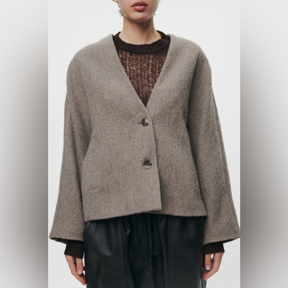 ZARA • Quiet Luxury Wool Jacket